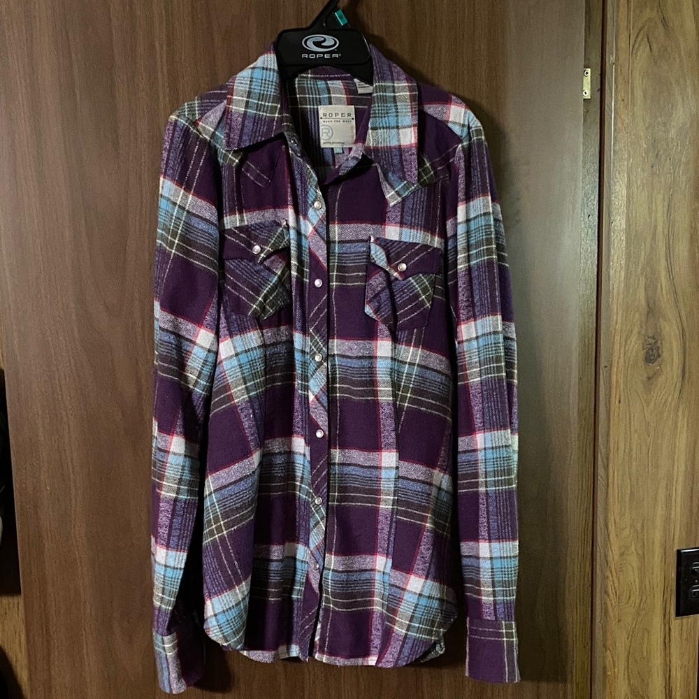 Roper Plaid Button-Down Shirt